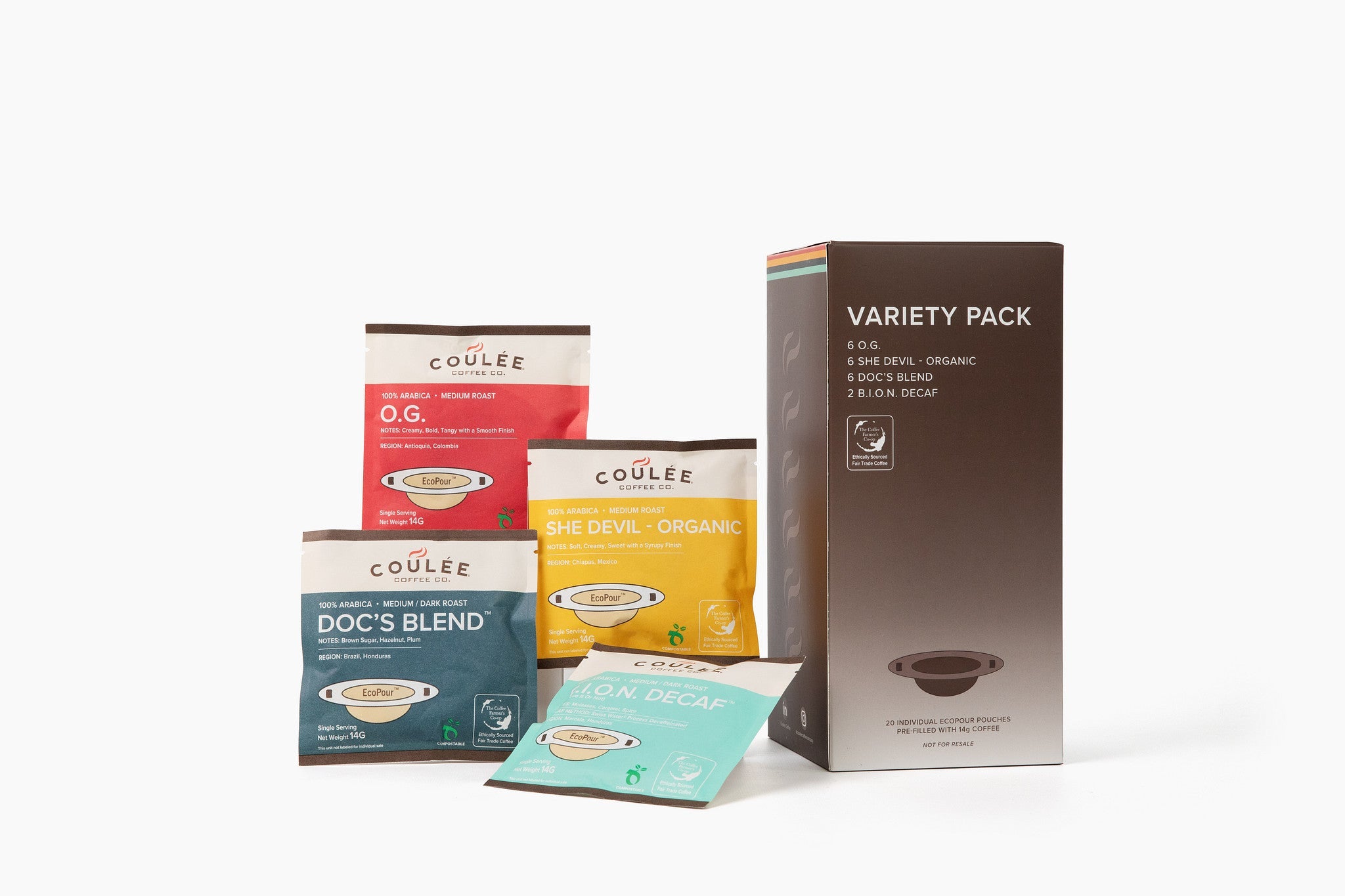 Variety Pack - 20 Pre-Filled EcoPour Box
