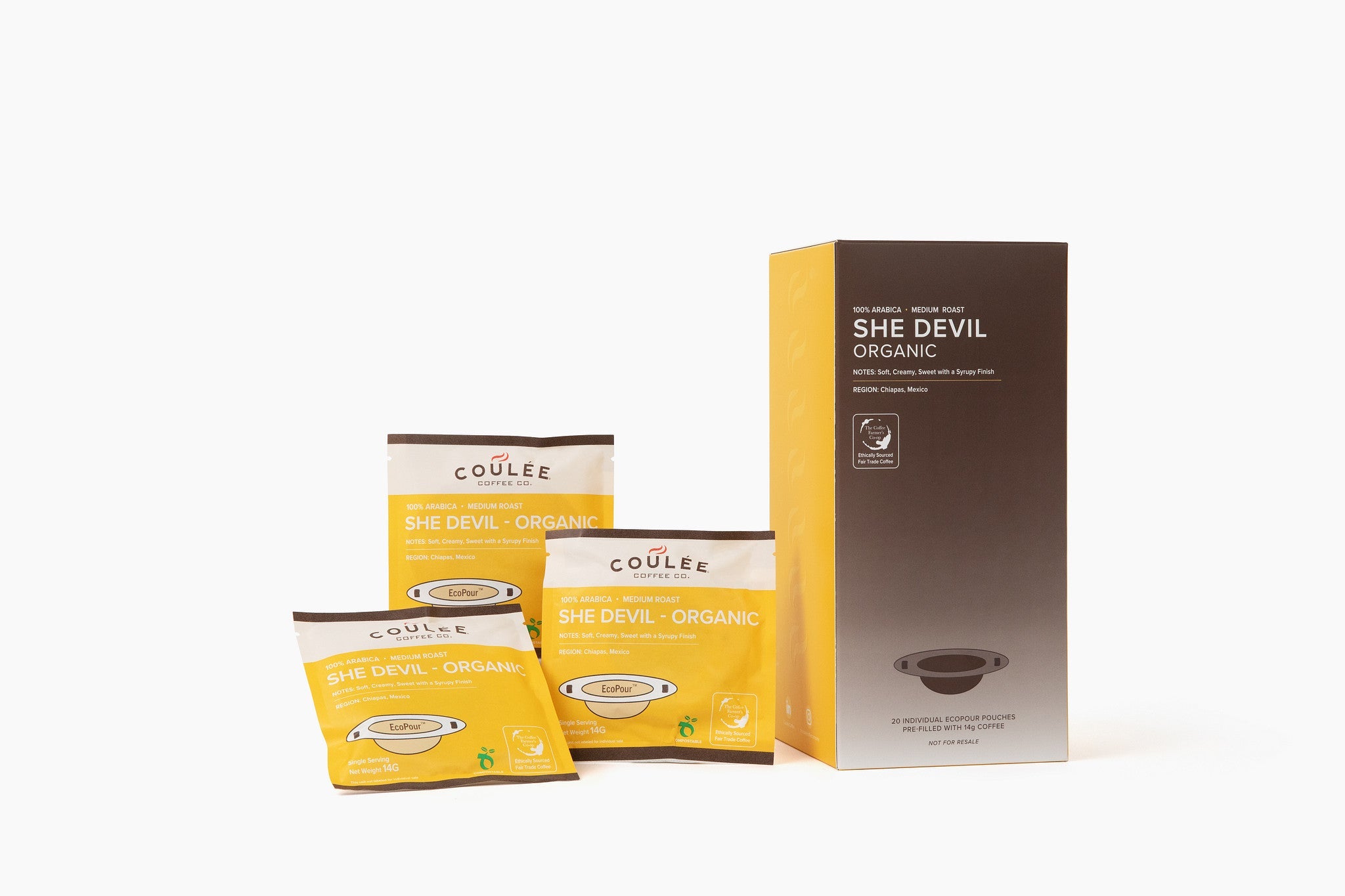She-Devil Organic - 20 Pre-Filled EcoPour Box
